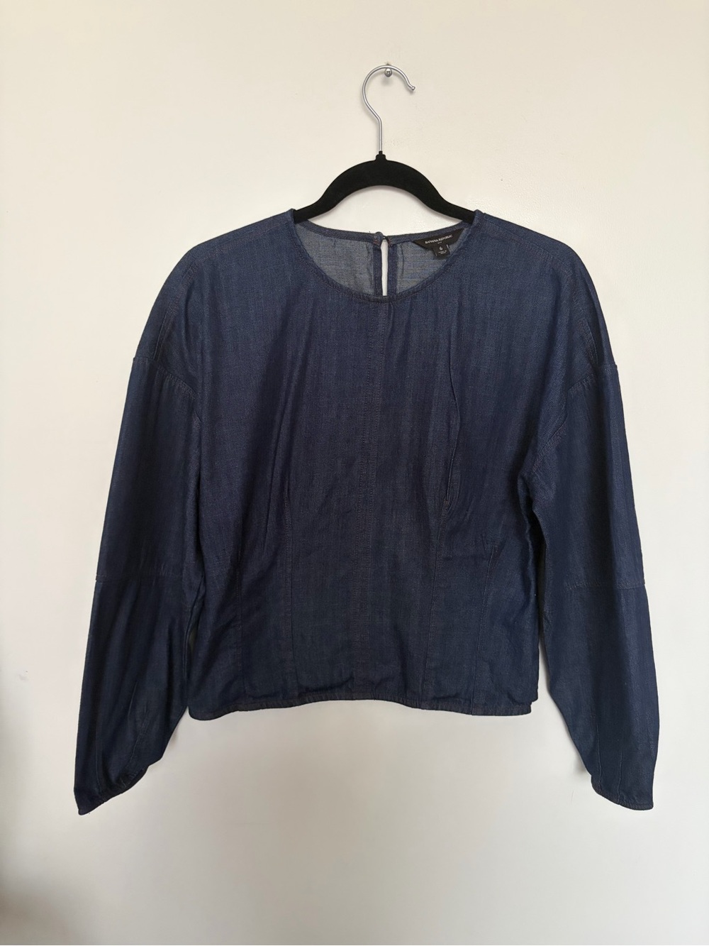 Banana Republic Cotton Denim Blouse - 6
